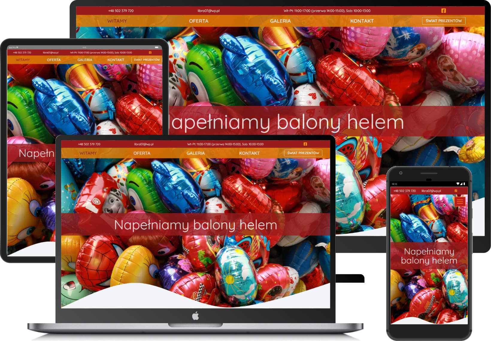 zrzut ekranów strony aqua montana