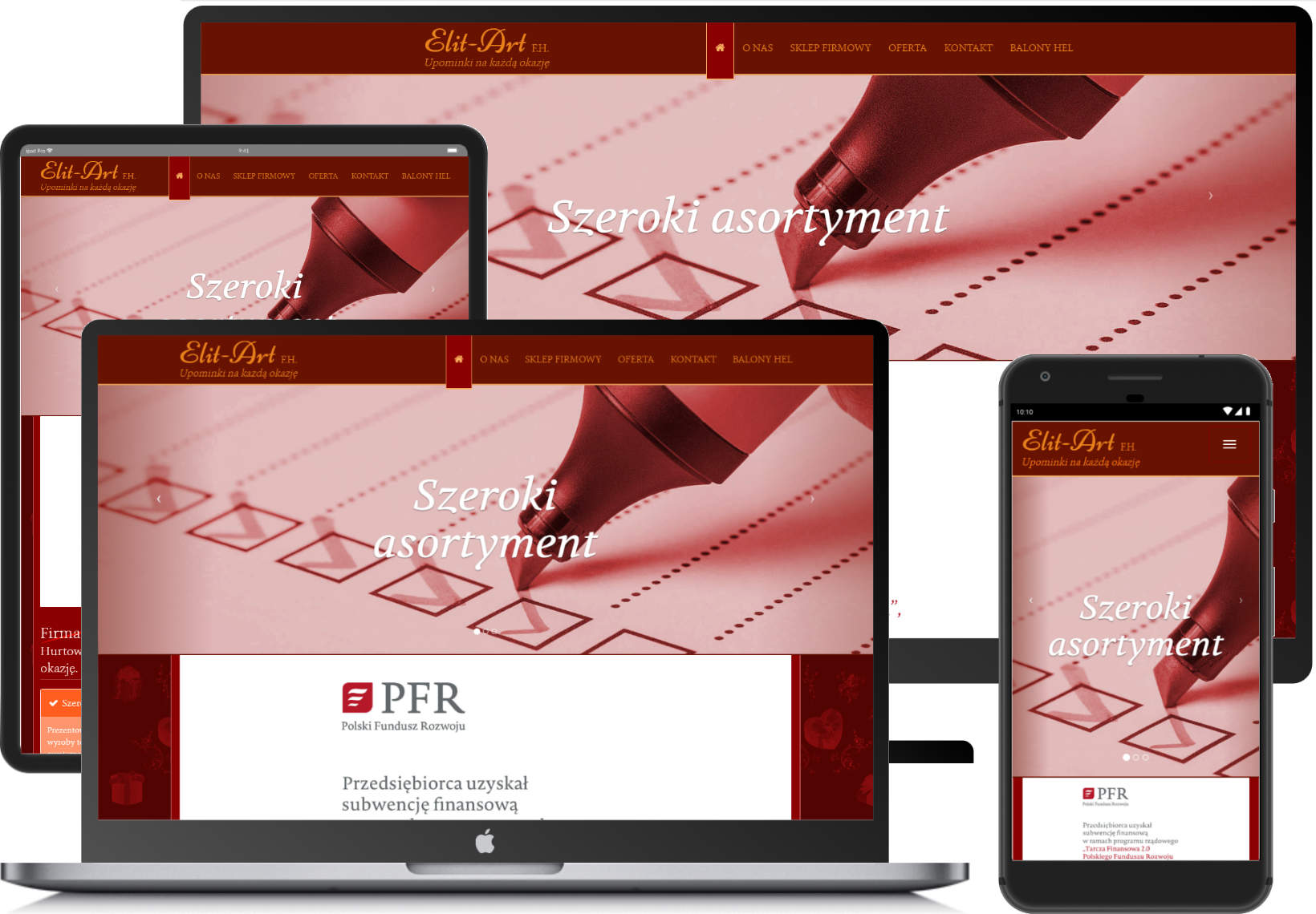 zrzut ekranów strony aqua montana